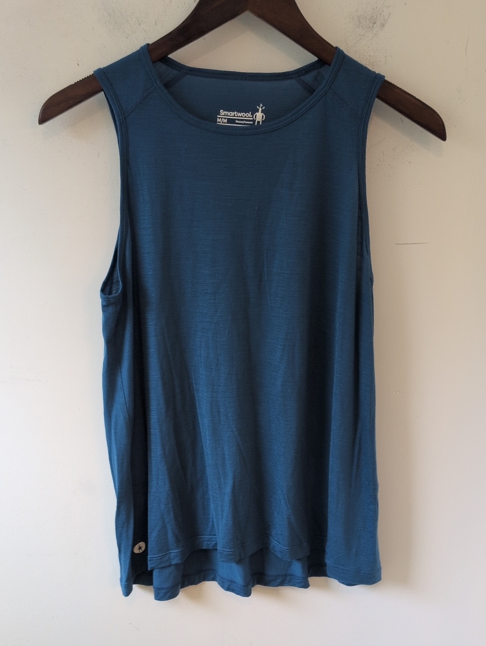 Smartwool Women's Blue Merino Wool Athletic Tank Top Medium